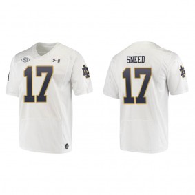 Jaylen Sneed Notre Dame Fighting Irish Replica College Football Jersey White