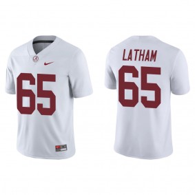 JC Latham Alabama Crimson Tide Nike Game College Football Jersey White