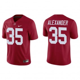 Jeremiah Alexander Alabama Crimson Tide Nike Game College Football Jersey Crimson