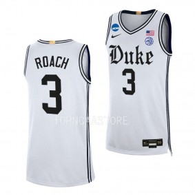 Jeremy Roach Duke Blue Devils 2023 NCAA March Madness Mens Basketballwhite Jersey