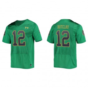 Jordan Botelho Notre Dame Fighting Irish Replica College Football Jersey Green