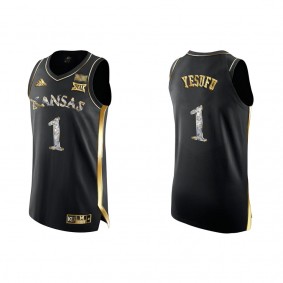 Joseph Yesufu Kansas Jayhawks Diamond Edition College Basketball Jersey Black