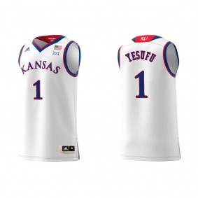 Joseph Yesufu Kansas Jayhawks adidas Replica Swingman Team College Basketball Jersey White