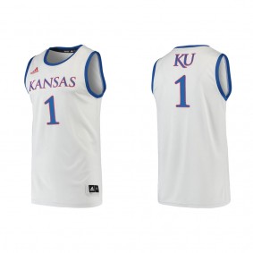 Joseph Yesufu Kansas Jayhawks adidas Swingman College Basketball Jersey Gray