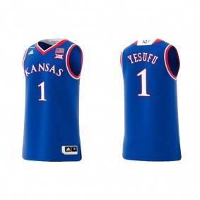 Joseph Yesufu Kansas Jayhawks adidas Swingman Replica College Basketball Jersey Royal