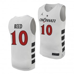 Josh Reed #10 Cincinnati Bearcats College Basketball Replica Jersey 2023-29 White