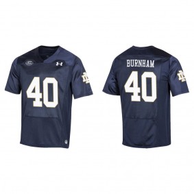 Joshua Burnham Notre Dame Fighting Irish Replica College Football Jersey Navy