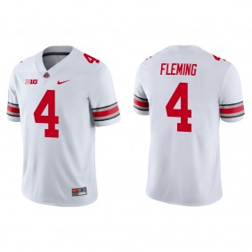 Julian Fleming Ohio State Buckeyes Nike Game College Football Jersey White