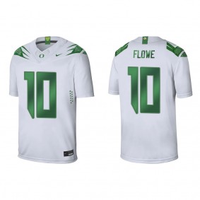 Justin Flowe Oregon Ducks Game Jersey White