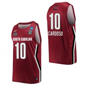 Kamilla Cardoso South Carolina Gamecocks Garnet College Women's Basketball Final Four Jersey