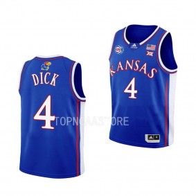 Youth Kansas Jayhawks Gradey Dick Royal Swingman Basketball Jersey