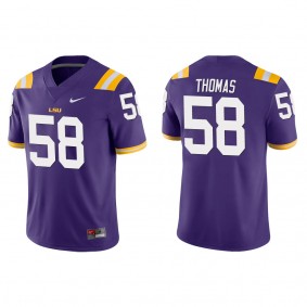 Kardell Thomas LSU Tigers Nike Game College Football Jersey Purple