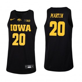 Kate Martin Iowa Hawkeyes Black Replica College Women's Basketball Jersey