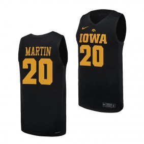 Kate Martin Iowa Hawkeyes #20 Black Women's Basketball Jersey Unisex Replica