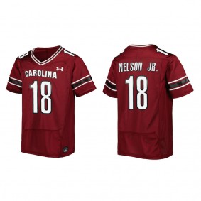 Keenan Nelson Jr. South Carolina Gamecocks Under Armour Replica Football Jersey Garnet