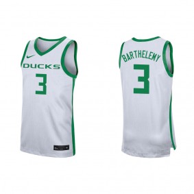 Keeshawn Barthelemy Oregon Ducks Nike Replica Jersey White