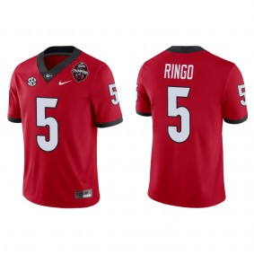 Kelee Ringo Georgia Bulldogs Nike College Football Playoff 2022 National Champions Game Jersey Red