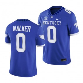 Deone Walker Kentucky Wildcats Home Blue Men Game Football 0 Jersey 2023