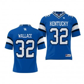 Trevin Wallace Kentucky Wildcats Royal NIL Player Football Youth Jersey