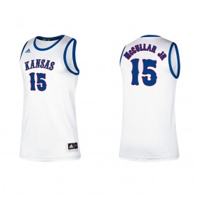 Kevin McCullar Jr. Kansas Jayhawks adidas Alumni Classic College Basketball Jersey White