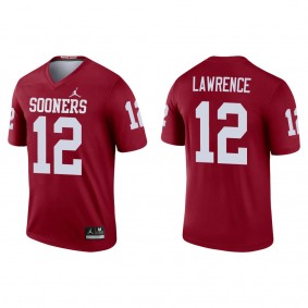 Key Lawrence Oklahoma Sooners Jordan Brand Legend College Football Jersey Crimson