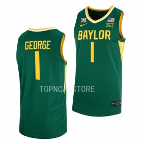 Keyonte George Baylor Bears #1 Green College Basketball Jersey 2022-23