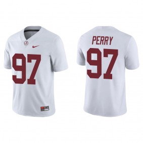 Khurtiss Perry Alabama Crimson Tide Nike Game College Football Jersey White