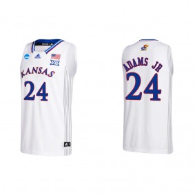 KJ Adams Jr. Kansas Jayhawks adidas Team College Basketball Jersey White