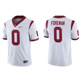 Korey Foreman USC Trojans Away Game Jersey White