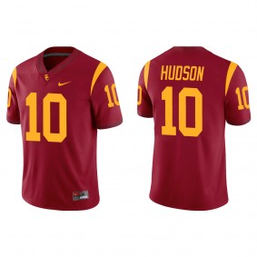 Kyron Hudson USC Trojans Team Game Jersey Cardinal