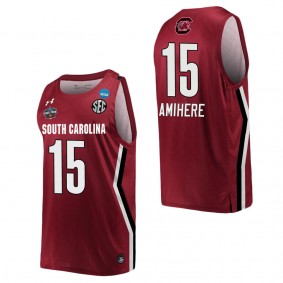 Laeticia Amihere South Carolina Gamecocks Garnet College Women's Basketball Final Four Jersey