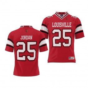 Louisville Cardinals Jawhar Jordan NIL Player Football Jersey Youth Red