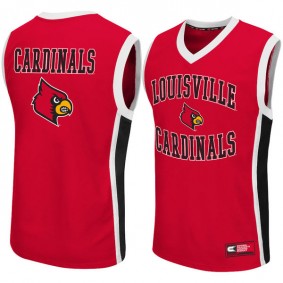 Male Louisville Cardinals Red Basketball Jersey