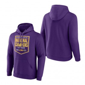 LSU Tigers 2023 NCAA Women's Basketball National Champions Pullover Hoodie Purple