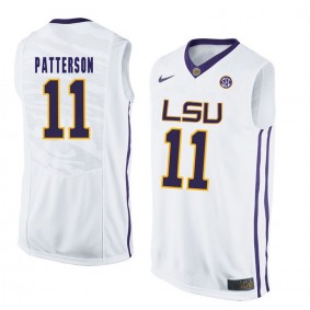 LSU Tigers #11 Jalyn Patterson White College Basketball Jersey