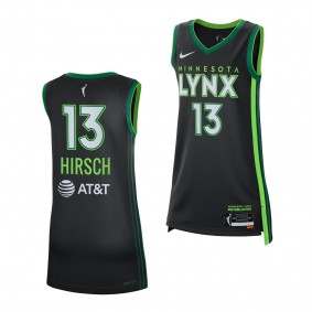 Maia Hirsch Rebel Edition Minnesota Lynx Black 2023 WNBA Draft Jersey Unisex