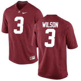 Male Alabama Crimson Tide #3 Mack Wilson Crimson NCAA Alumni Football Game Jersey