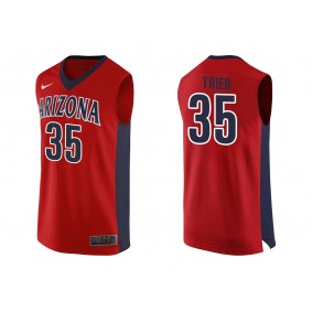 Male Allonzo Trier #35 Arizona Wildcats Red NCAA Basketball The Best Combos Jersey