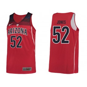 Male Kory Jones #52 Arizona Wildcats Red College Basketball Player Apparel Basketball Jersey