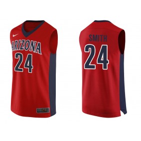 Male Ray Smith #24 Arizona Wildcats Red College Team Basketball Performance Jersey