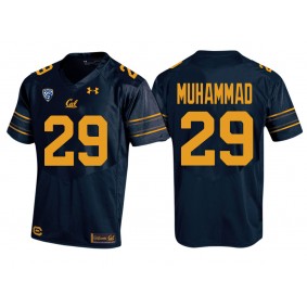 Male Cal Bears #29 Khalfani Muhammad Navy PAC-12 College Football New-Season Home Jersey