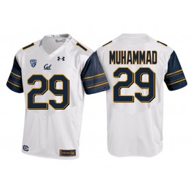 Male Cal Bears #29 Khalfani Muhammad White PAC-12 College Football New-Season Road Jersey