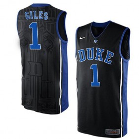 Male Harry Giles #1 Duke Blue Devils Black NCAA High-School Basketball NBA Player Jersey