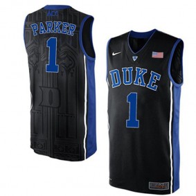 Male Jabari Parker #1 Duke Blue Devils Black NCAA High-School Basketball NBA Player Jersey