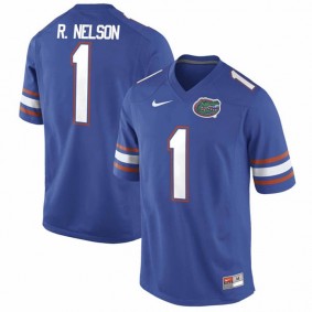 Male Florida Gators #1 Reggie Nelson Royal Alumni Football Performance Jersey