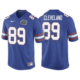 Male Florida Gators Tyrie Cleveland #89 Royal College Football Player Performance Jersey