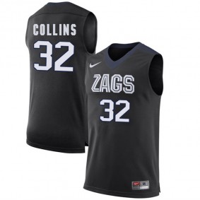 Male Zach Collins #32 Gonzaga Bulldogs Black College Basketball Limited Jersey