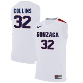 Male Zach Collins #32 Gonzaga Bulldogs White College Basketball Limited Jersey