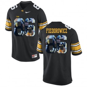 Male Iowa Hawkeyes C.J. Fiedorowicz #86 Black College Football Limited Player Painting Jersey