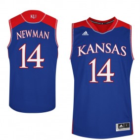 Male Malik Newman #14 Kansas Jayhawks Royal NCAA Basketball Player Performance Jersey